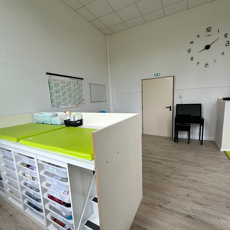 Verzorgingshoek in Het Knuffelhuisje Nazareth-De Pinte