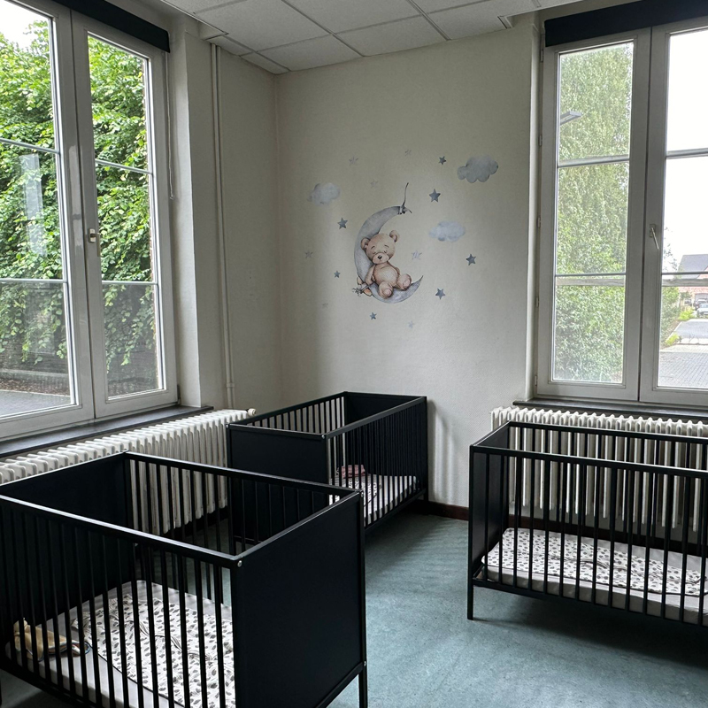 Slaapruimte in Het Knuffelhuisje Nazareth-De Pinte